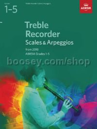 Treble Recorder Scales & Arpeggios, ABRSM Grades 1–5