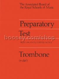 Preparatory Test for Trombone (Bass Clef)