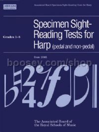 Specimen Sight-Reading Tests for Harp, Grades 1–8 (pedal and non-pedal)