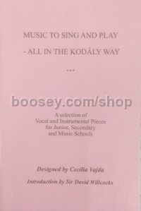 Music to Sing and Play - All in the Kodály Way (2 x CDs)