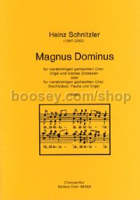Magnus Dominus (choral score)