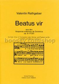 Beatus vir op. 9 (choral score)