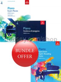 ABRSM Piano Exams 2019-2020 Grade 4 Bundle Offer (Book Only) - Save 10%