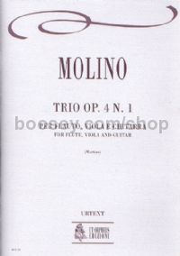 Trio Op. 4 No. 1 for Flute, Viola & Guitar (score & parts)