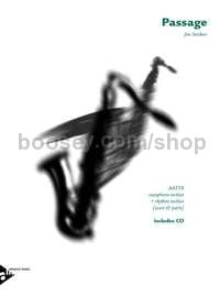 Jazz Conception Passage - 5 saxophones (AATTBar) & rhythm instrument (score & parts with CD)