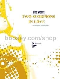 Two Scorpions In Love - 4 saxophones (S/AATBar) (score & parts)