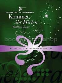 Kommet, ihr Hirten - 4 saxophones (AATBar) (score & parts)