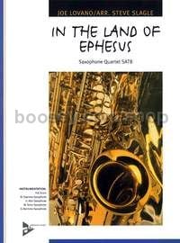 In the Land of Ephesus - 4 saxophones (SATBar) (score & parts)