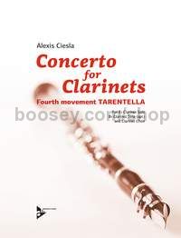 Tarantella - Eb-clarinet (Bb-clarinet opt.) & clarinets choir (score & parts)
