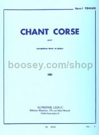 Chant Corse (Tenor Saxophone and Piano)