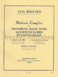 Methode: Trombone Bass; Tuba; Saxhorns Bass et Contrebass