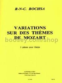 3 Variations sur des Themes de Mozart (Harp solo)