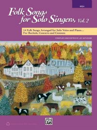 Folk Songs for Solo Singers, Vol. 2 (High Voice - Book & CD)
