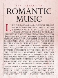 The Library of Romantic Music for piano