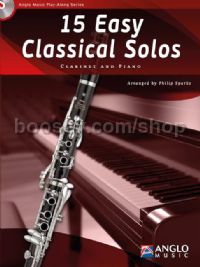 15 Easy Classical Solos - Clarinet (Book & CD)