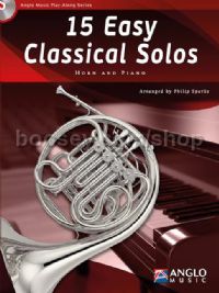15 Easy Classical Solos - Horn (Book & CD)