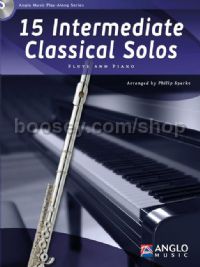 15 Intermediate Classical Solos - Flute (Book & CD)