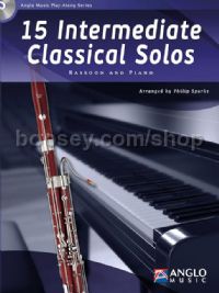 15 Intermediate Classical Solos - Bassoon (Book & CD)
