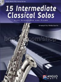15 Intermediate Classical Solos - Alto Saxophone (Book & CD)