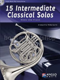 15 Intermediate Classical Solos - Horn (Book & CD)