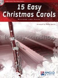 15 Easy Christmas Carols - Bassoon & Piano (Book & CD)