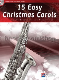 15 Easy Christmas Carols - Alto Saxophone (Book & CD)