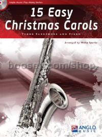 15 Easy Christmas Carols - Tenor Saxophone & Piano (Book & CD)