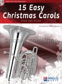 15 Easy Christmas Carols - Tuba & Piano (Book & CD)