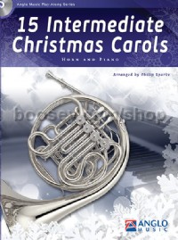 15 Intermediate Christmas Carols - Horn & Piano (Book & CD)