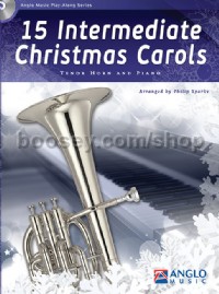 15 Intermediate Christmas Carols - Tenor Horn & Piano (Book & CD)