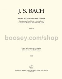 Cantata No. 10: Meine Seel erhebt den Herren, BWV 10 - viola part