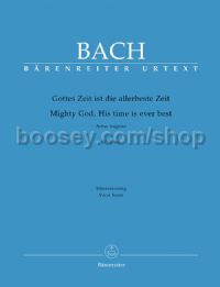 Cantata No.106 "Gottes Zeit ist die Allerbeste Zeit"  (Vocal Score)