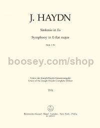 Symphony No. 91 in Eb major Hob.I:91 - viola part