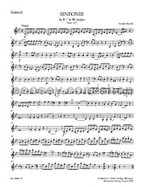 Symphony No.77 in B-flat major Hob.I:77 (Violin II)