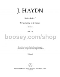 Symphony No.69 in C major (Laudon) (Hob.I:69) Violin II