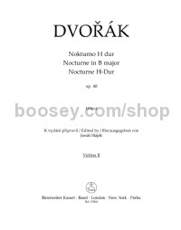 Nocturne for String Orchestra in B major Op. 40 (Violin II)