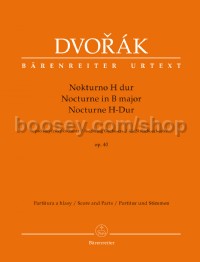 Nocturne for String Orchestra in B major Op. 40 (Score & Parts)