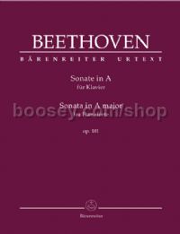 Sonata Op. 101 in A major for Pianoforte