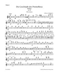 Overture Die Geschöpfe des Prometheus Op.43 (Wind Set)