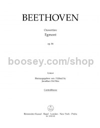 Overture Egmont for Orchestra Op.84 (Double Bass)
