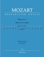 Missa Solemnis in C K337 (Vocal Score)