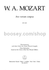 Ave Verum Corpus, K. 618