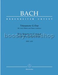 Trio Sonata BWV1039 2 Flutes