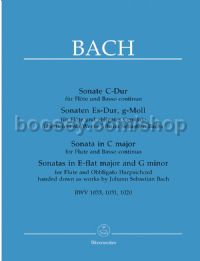 Three Flute Sonatas BWV1020/31/33