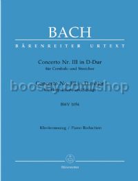 Concerto No3 DMaj 2Pf BWV1054