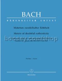 Motets of Doubtful Authenticity, BWV 159/160