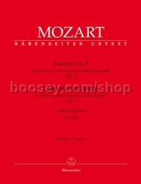 Concerto for Piano No. 7 in F (for 2 or 3 Pianos) (K.242) Score