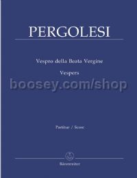 Vespro della Beata Vergine / Vesper (Score)