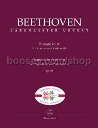 Sonata in A major for Pianoforte and Violoncello Op.69 (Bärenreiter Urtext Jubilee Edition)