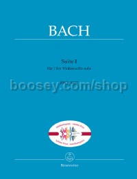 Suite No.1 in G major (BWV 1007) for Violoncello Solo (Bärenreiter Urtext Jubilee Edition)